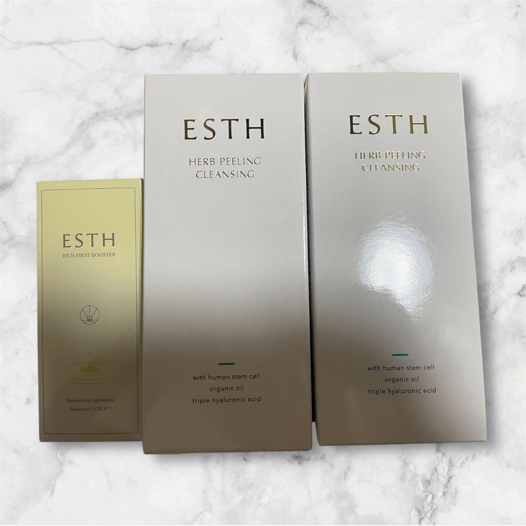ESTH エス ハーブピーリングクレンジング2本 ＋ リッチファーストブースター item_02.jpg