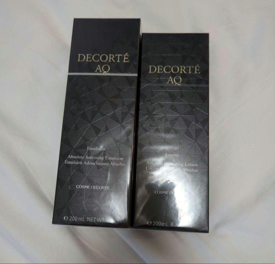【新品未使用】DECORTÉ AQ エマルジョン & ローション 200ml DECORTE（デコルテ） 【送料無料】コスメデコルテ AQ ローション 200ml