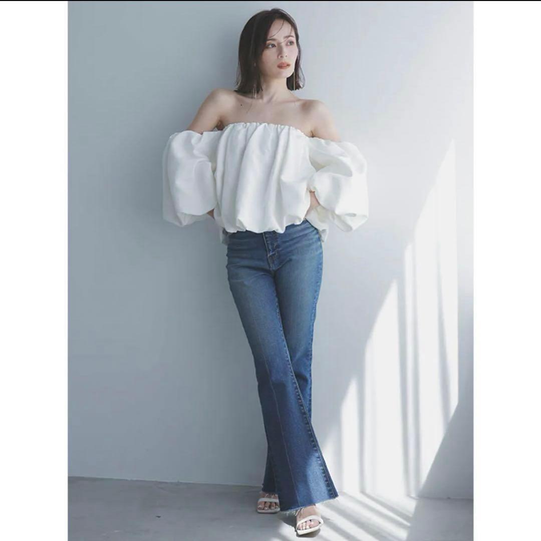 新品タグ付き】anuans ボリューム バルーン トップス アニュアンス 黒