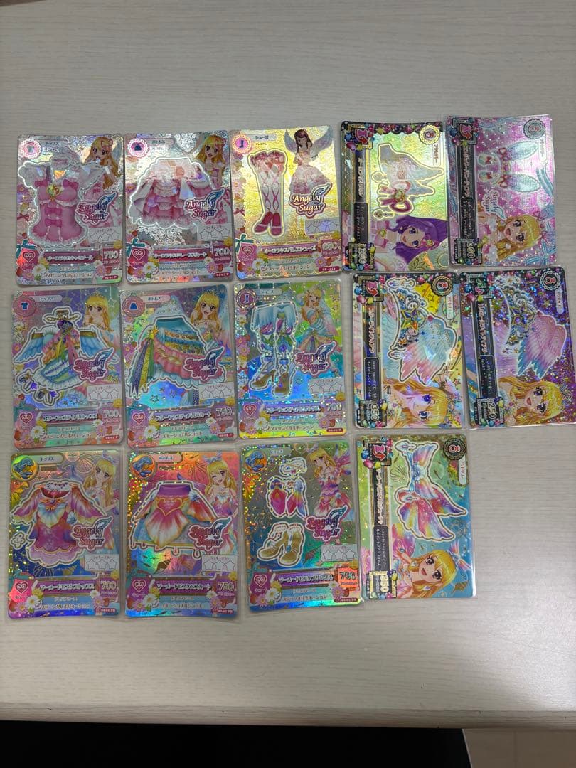 アイカツカード 14枚セット Angely Sugar アイカツカード Angely Sugar 4枚セットAikatsu cards - メルカリ