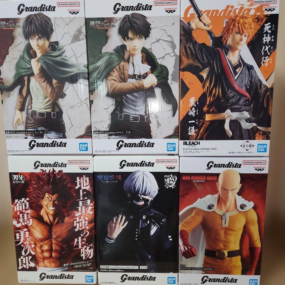 BANDAI　grandista6点　進撃東京喰種等　#白るまんどのフィギュア