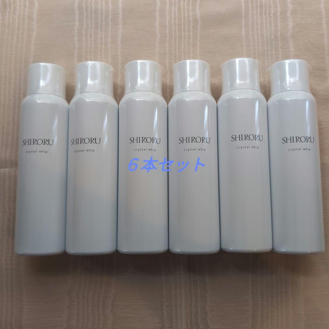 SHIRORU クリスタルホイップ 洗顔料　６本セット クリスタルホイップ｜SHIRORU(シロル)公式オンラインストア