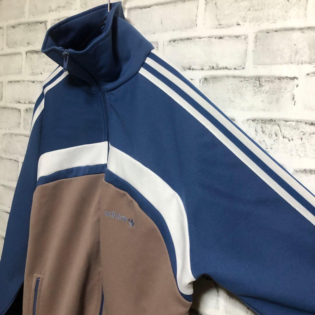 美品⭐️80s adidas ブラウントラックジャケット S 西野七瀬着用 刺繍