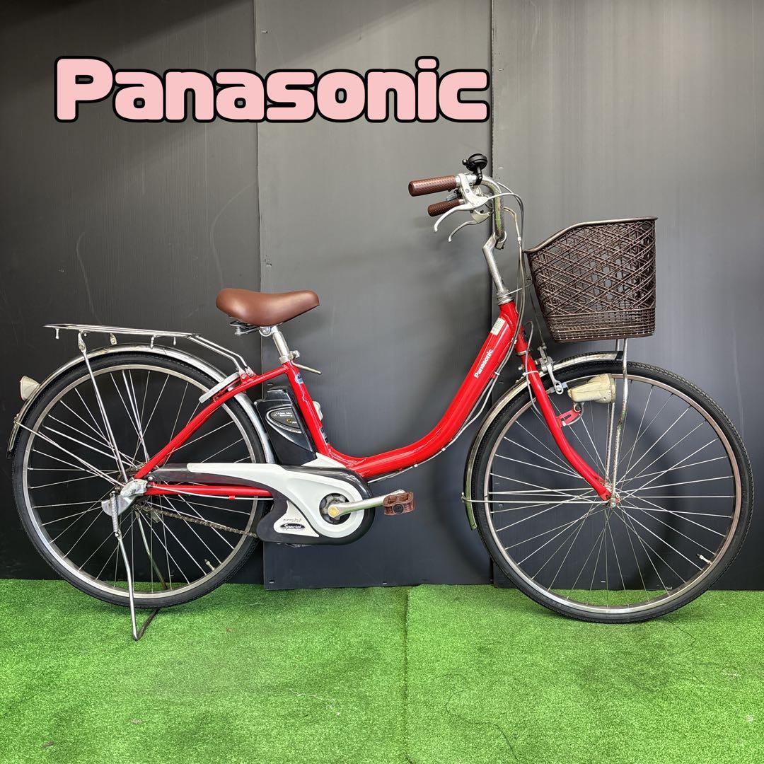 電動自転車 Panasonic ALFIT vivi レッド　63 Panasonic（パナソニック） 電動自転車 ビビSX BE-FS633 電動アシスト