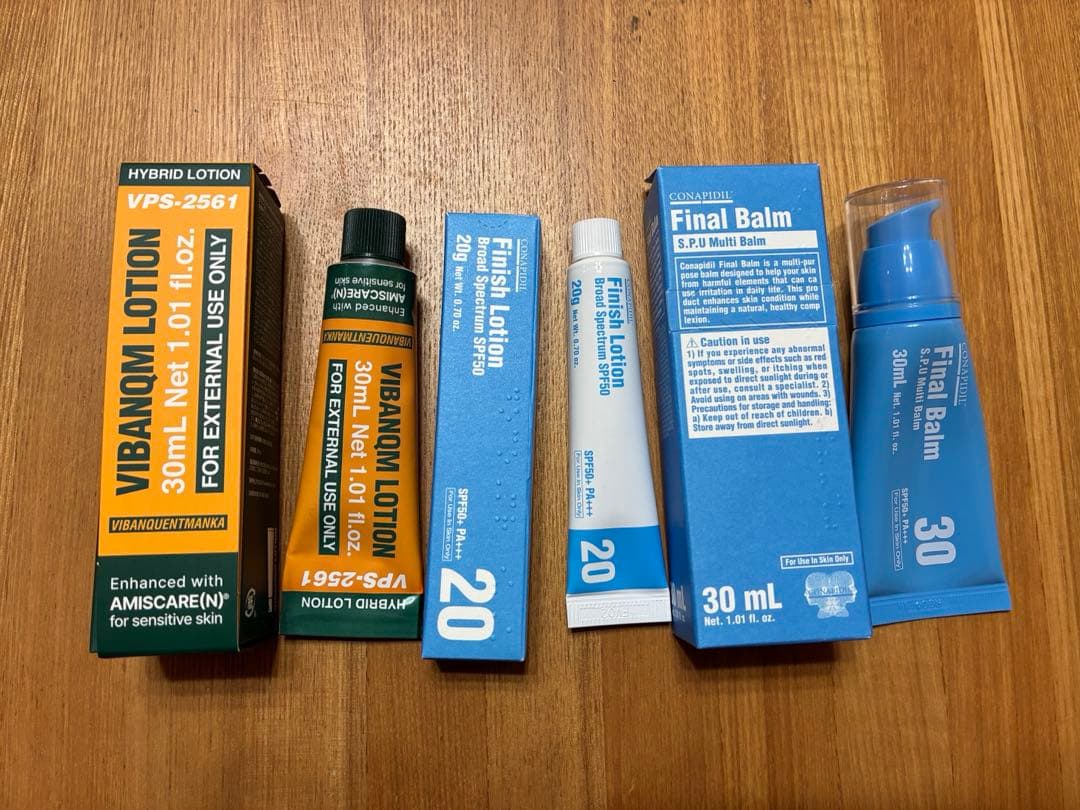 ビバンクエントマンカ &フィニッシュローション&ファイナルバーム