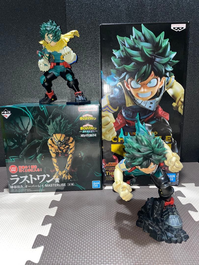 緑谷出久　デク　フィギュアセット Amazon.co.jp: 僕のヒーローアカデミア 緑谷出久 1/4スケール PVC製
