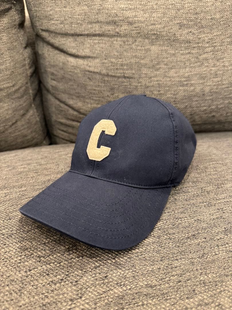 CELINE ネイビー　キャップ ゴールドバックル　L セリーヌ CELINE ネイビー キャップ ゴールドバックル L セリーヌ CELINE