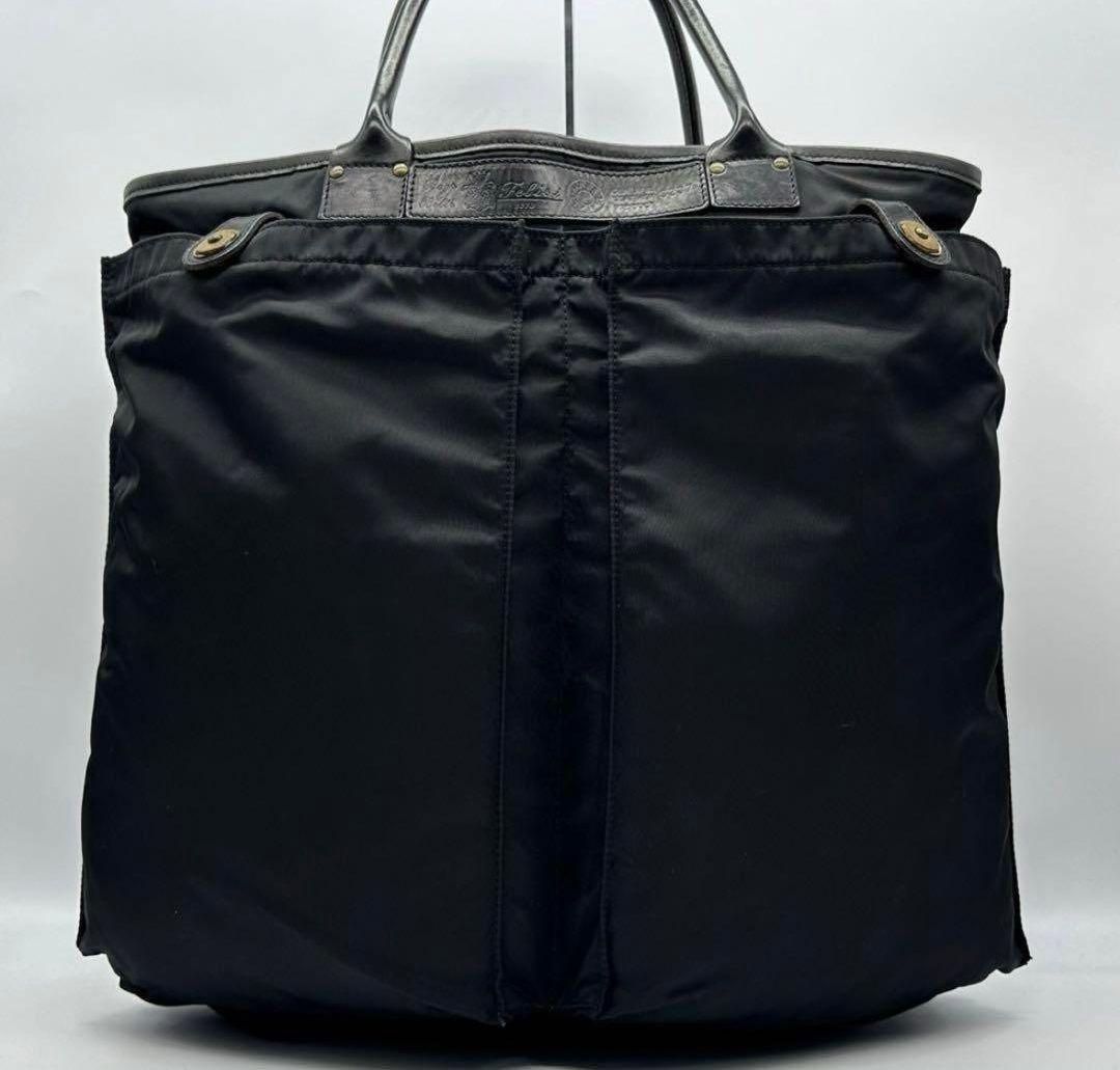 極美品✨フェリージ ヘルメット トートバッグ ブラック 人気 ビジネス