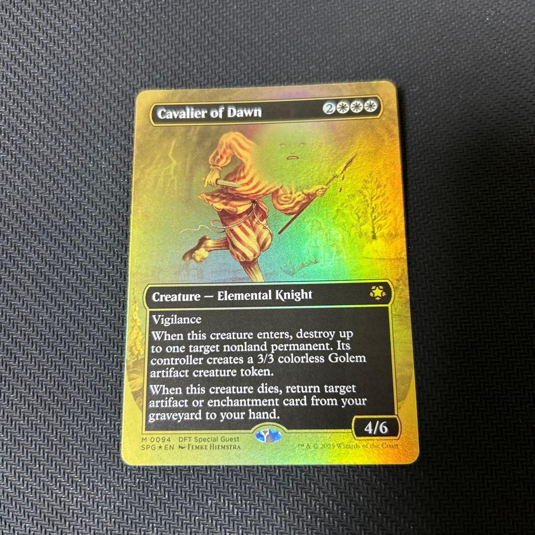 MTG 暁の騎兵　ファーストプレイスfoil 英語