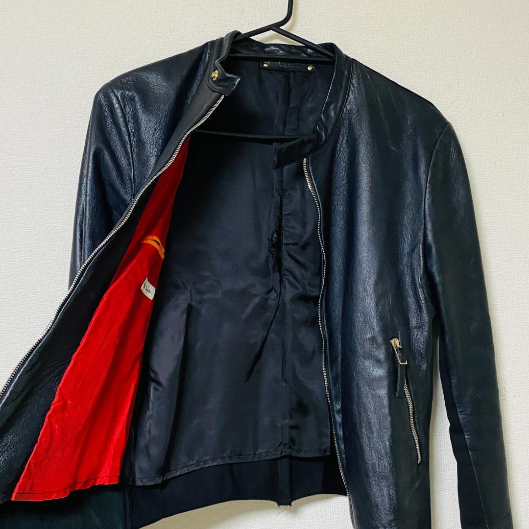 Paul Smith（ポールスミス）ライダース シングル　ラムレザー　M