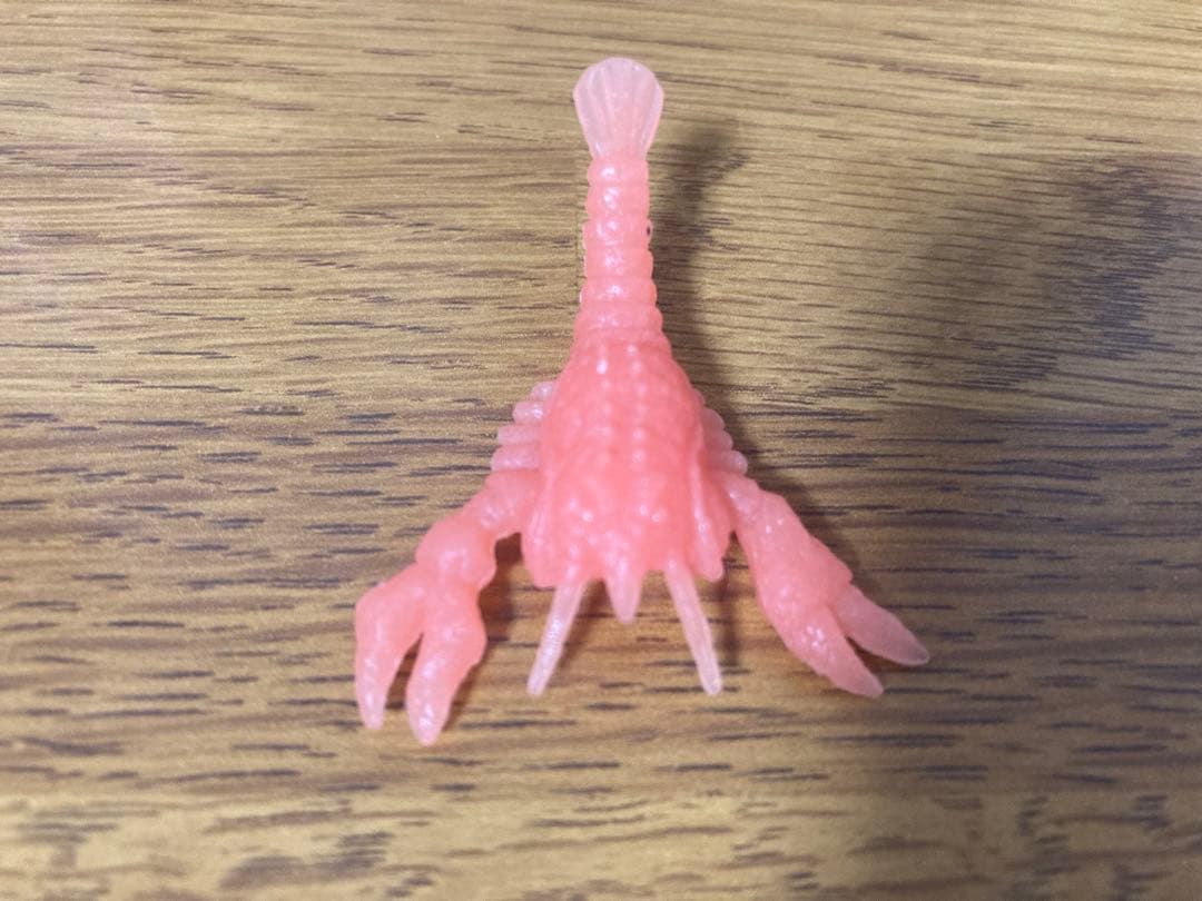 ゴジラ　怪獣　消しゴム　クリアオレンジ