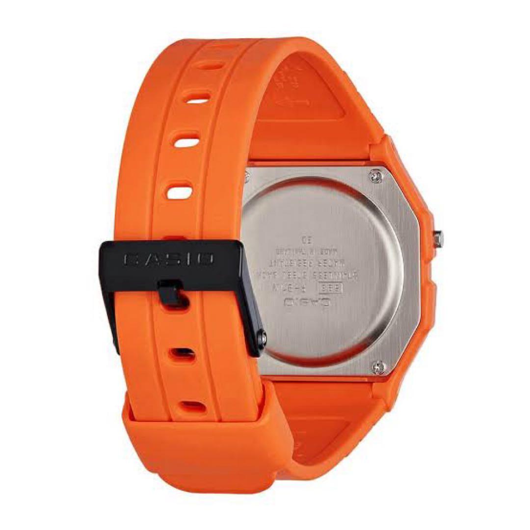 希少 欧州限定 CASIO デジタル腕時計 F-91WC チープカシオ オレンジ