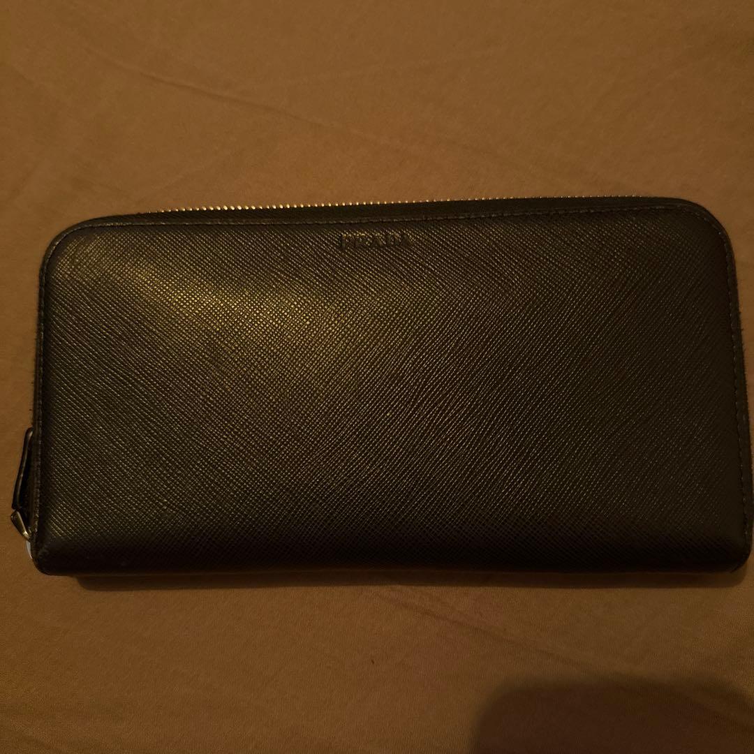 PRADA プラダ SAFFIANO1 メンズ ラウンドファスナー長財布 PRADA（プラダ） 長財布 メンズ PRADA Wallet ラウンドファスナー ネロ