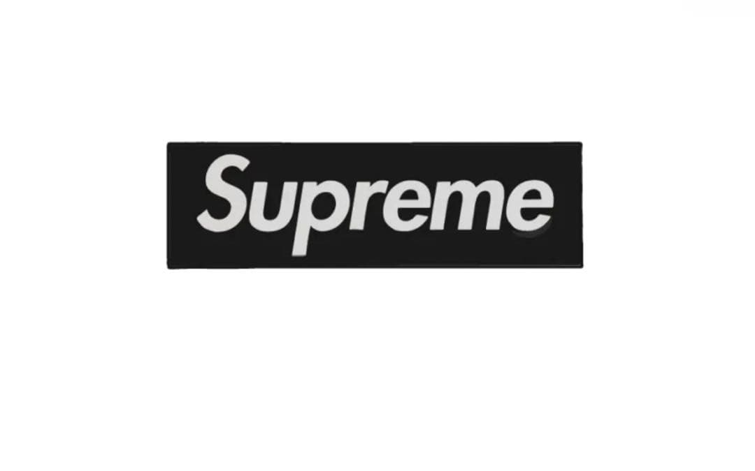 Supreme ステッカー 黒