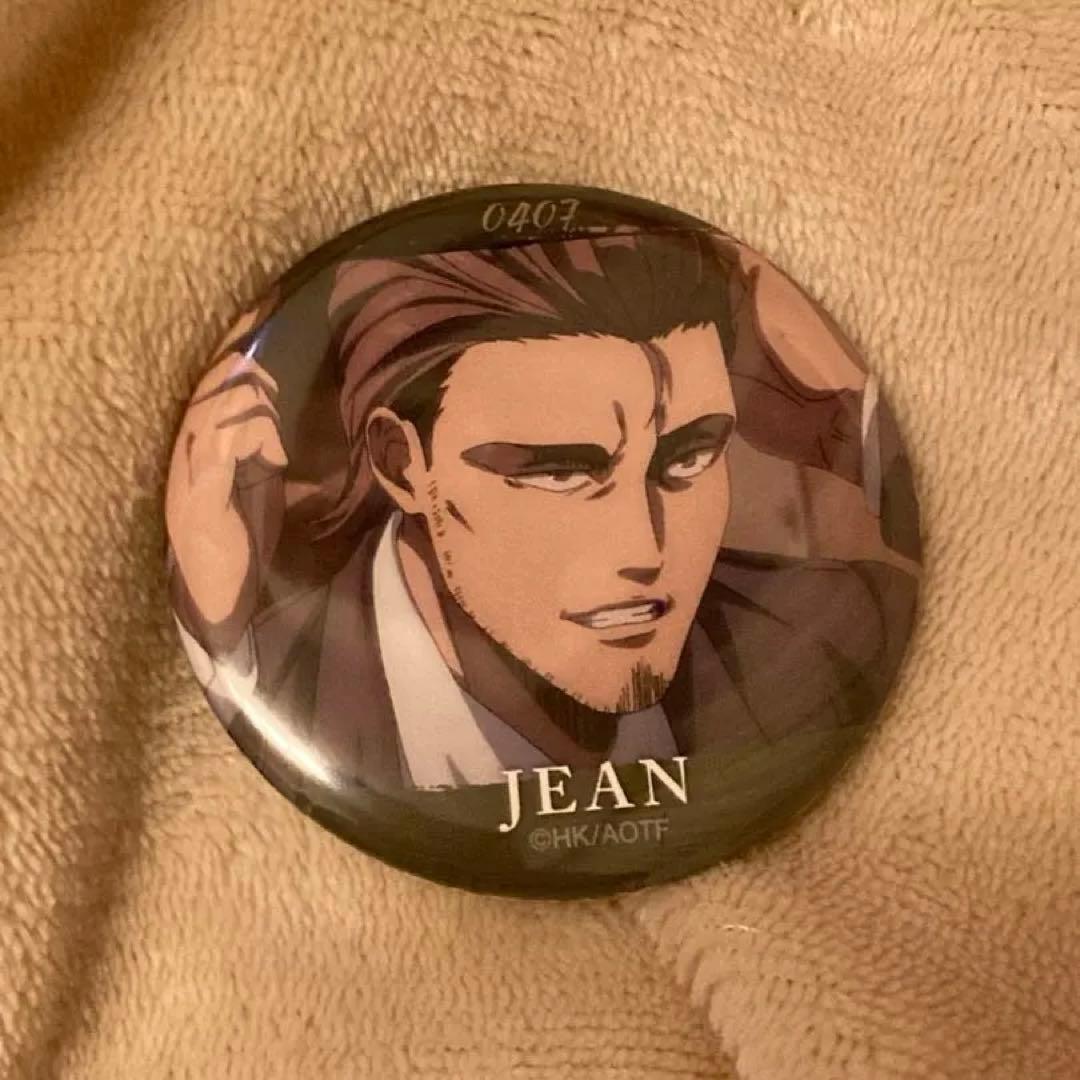 進撃の巨人 ジャン 缶バッジ - メルカリ
