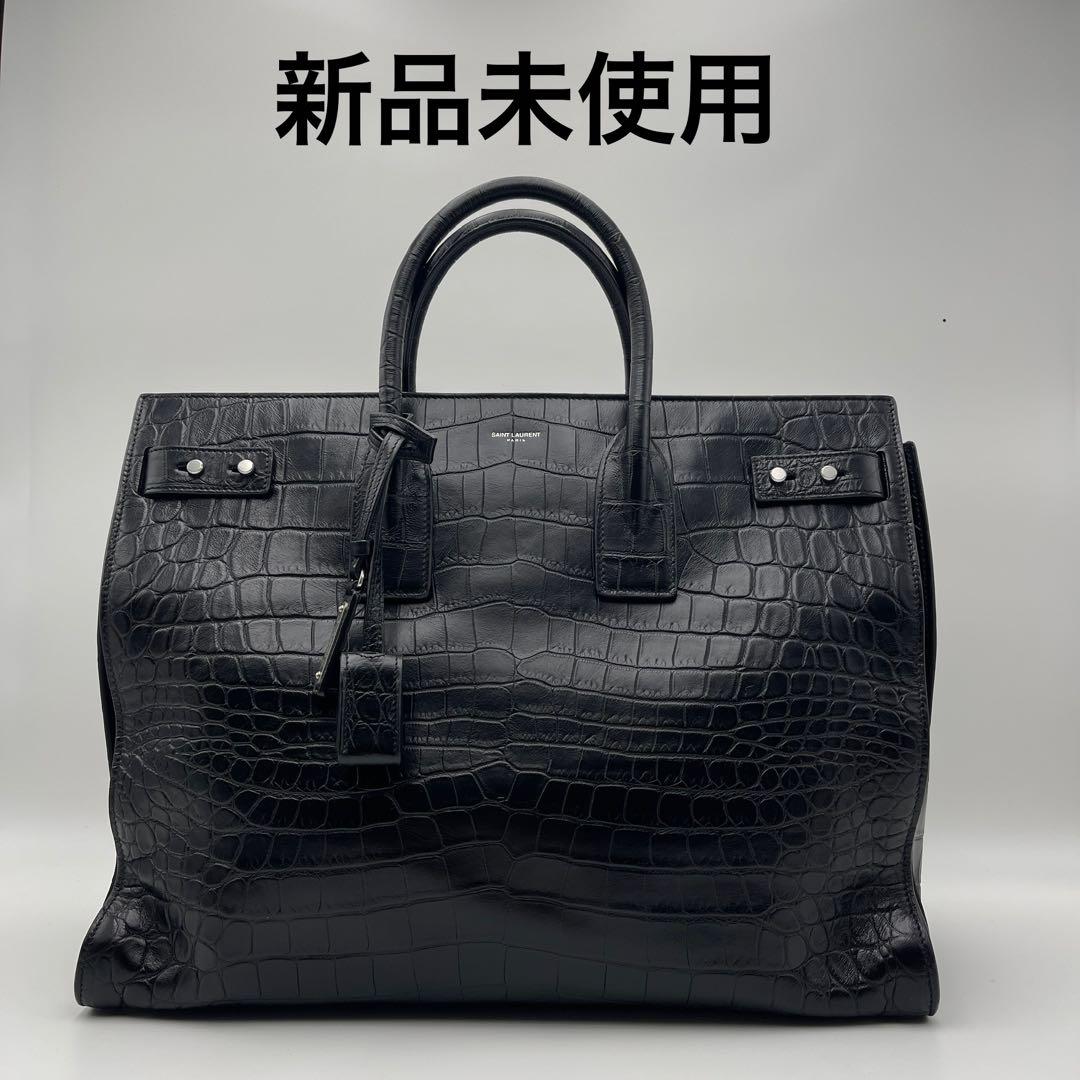 【新品未使用】SAINT LAURENT サックドジュール 型押しクロコ　ラージ 2026年最新】サックドジュール クロコの人気アイテム - メルカリ