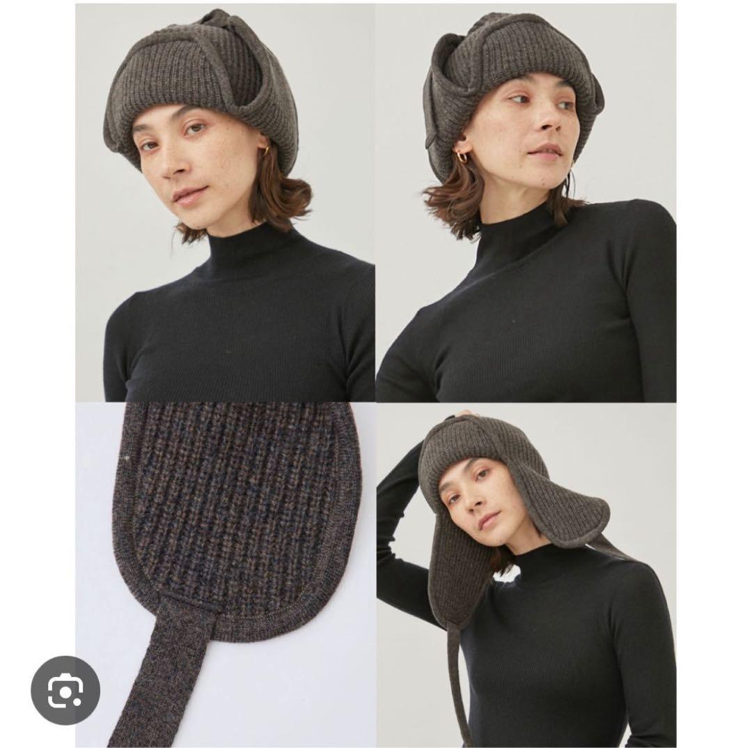 fumie tanaka フミエタナカ　フライトニット帽