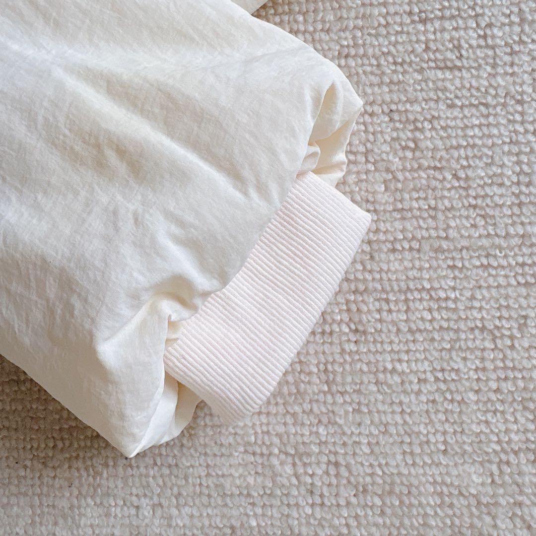 【美品✨️】AKTE パディングバルーンブルゾン ホワイト　かぐれ 最終値下げ