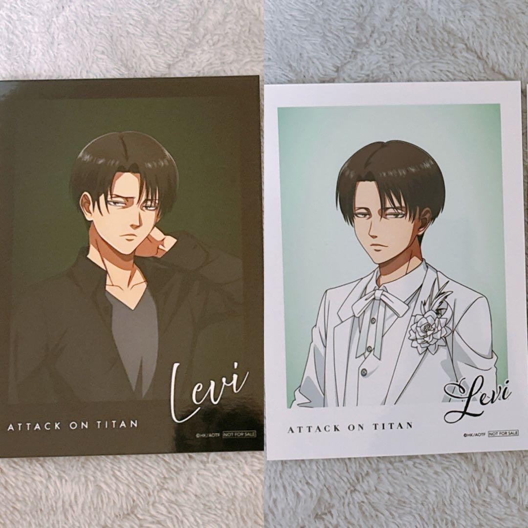 非売品 進撃の巨人 Black&White 購入特典ポストカード リヴァイセット