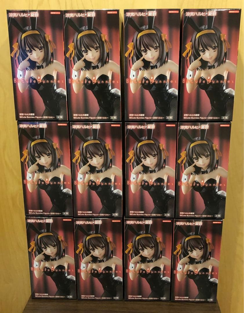 涼宮ハルヒの憂鬱 フィギュア バニー　12個セット