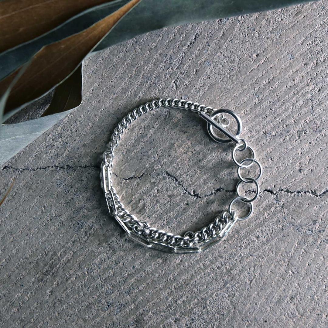 YArKA chain mix bracelet ブレスレット リングおまけ付き