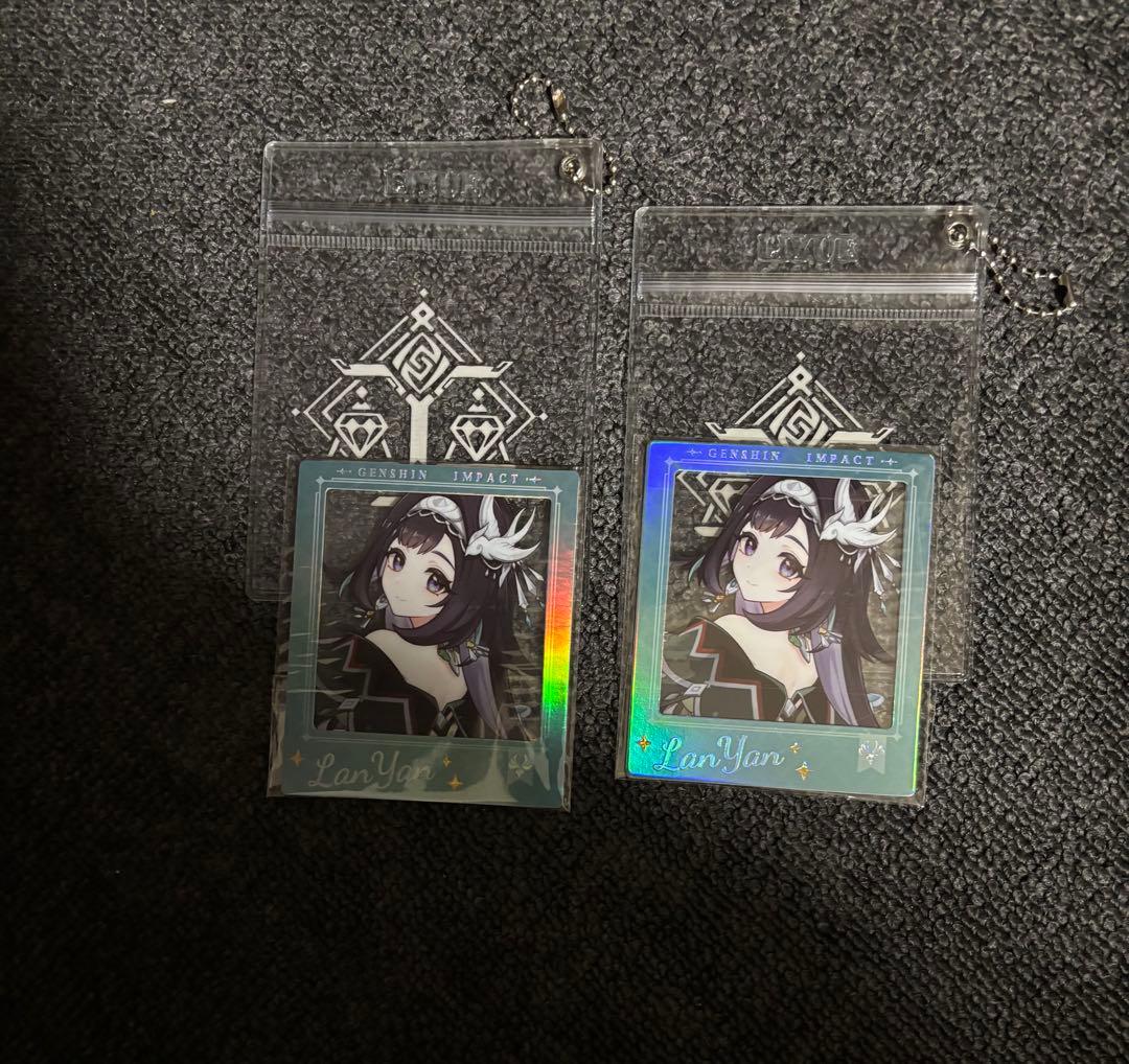 藍硯 原神 ポラロイド 韓国 カフェ キーホルダー - メルカリ