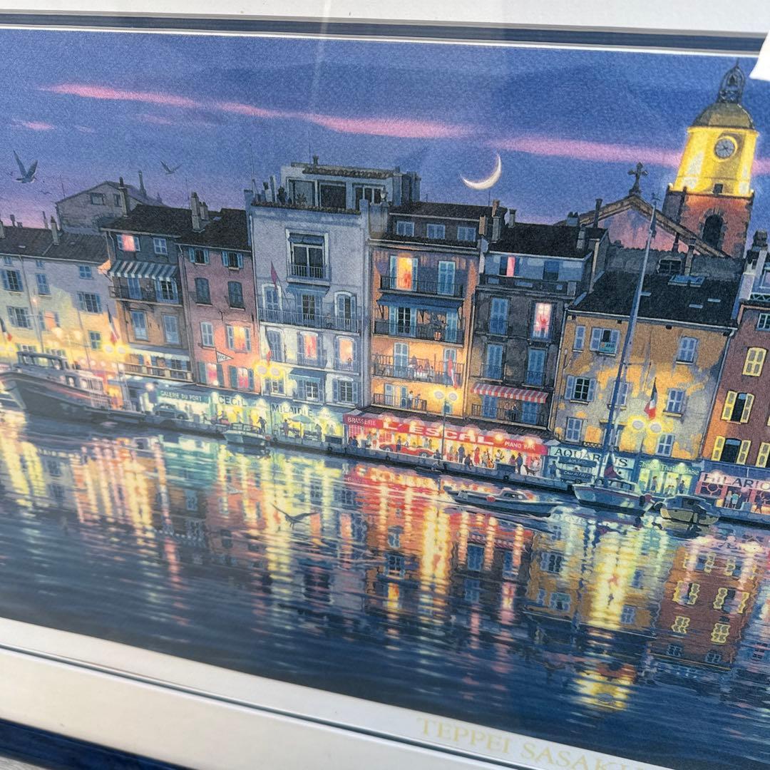 笹倉鉄平「サントロペ」 シルクスクリーン ミクスドメディア - メルカリ