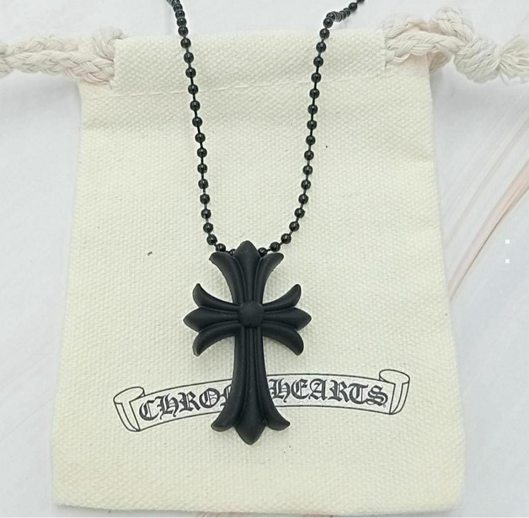 クロムハーツ ラバークロス ネックレス