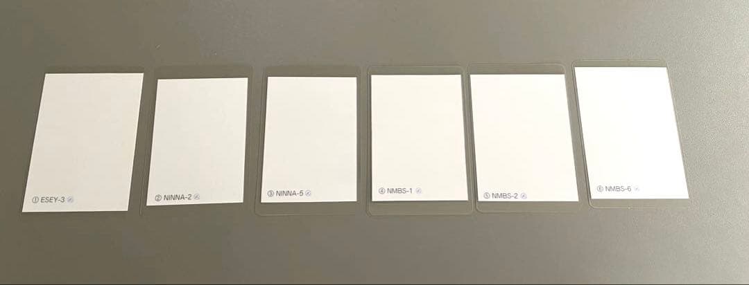 FALF CART CEGOSON　カード6枚セット 足立郁郎