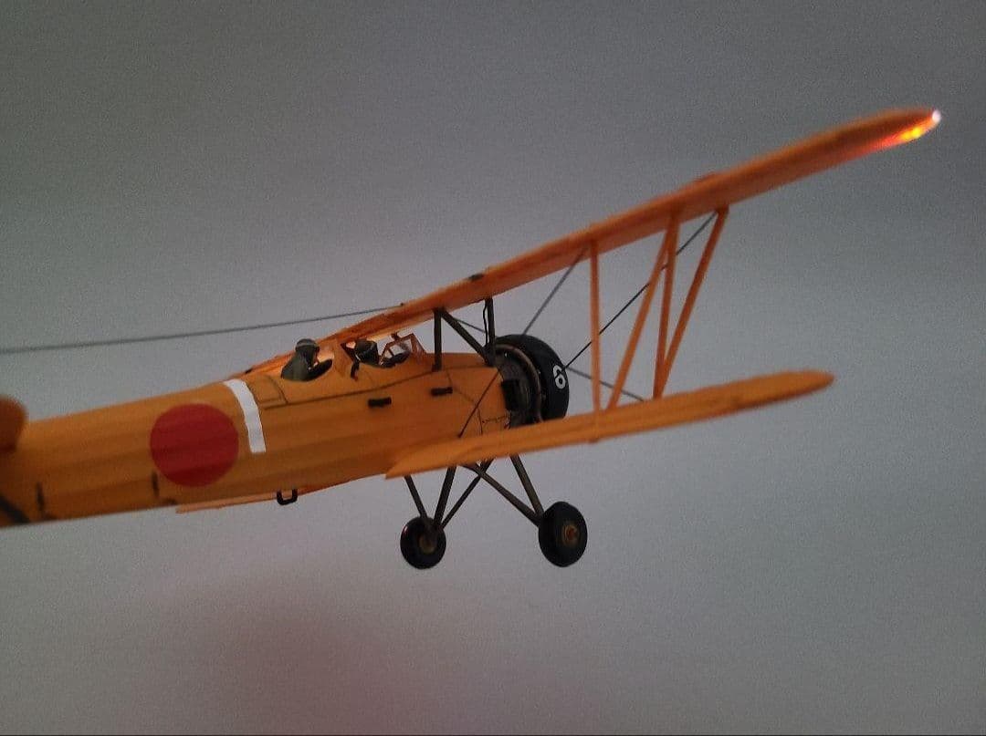 tomoya様専用 九五式中間練習機(赤とんぼ)リアルモーターライズ完成品