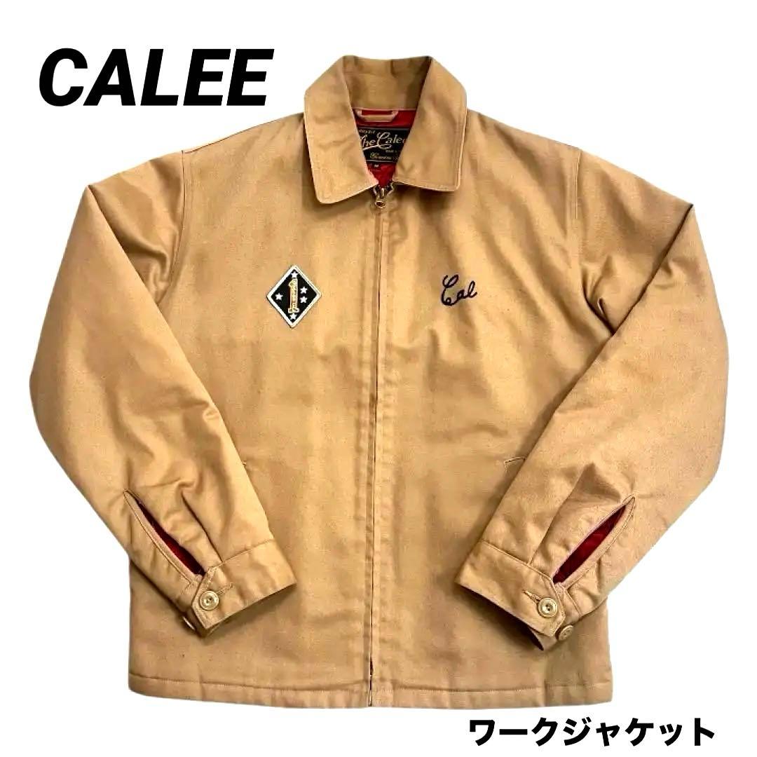 最終値引き　CALEE キャリー ワークジャケット ベージュ Mサイズ