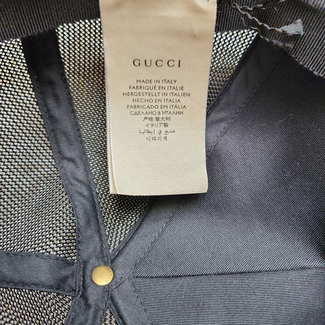 未使用級】グッチ GUCCI スネークモチーフ ブラックキャップ - メルカリ
