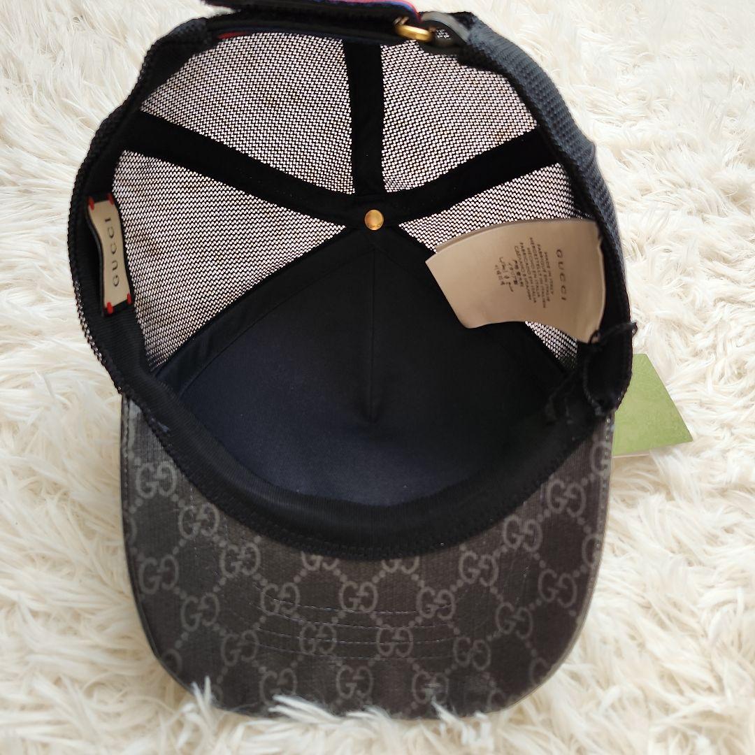 未使用級】グッチ GUCCI スネークモチーフ ブラックキャップ - メルカリ
