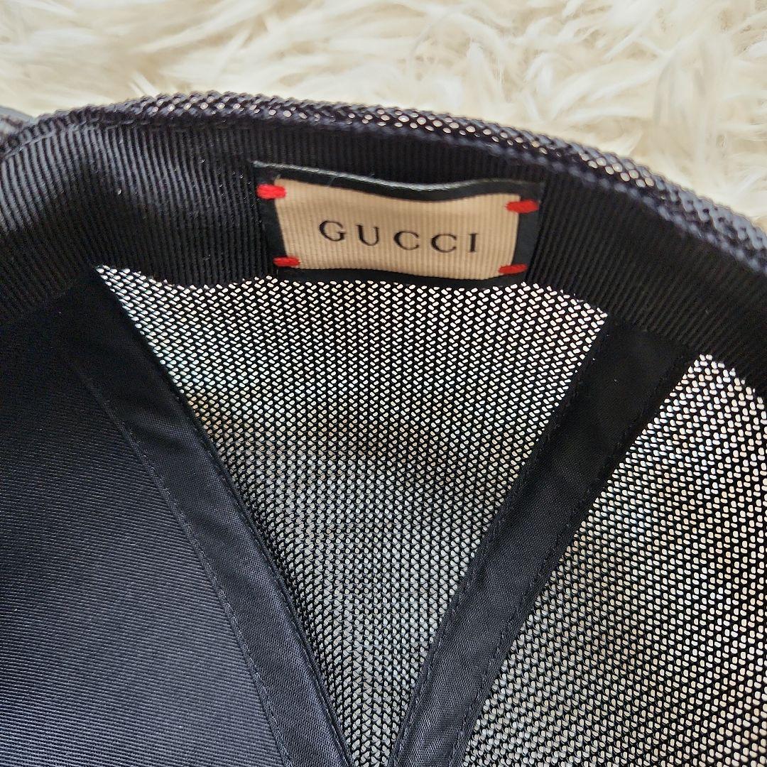 未使用級】グッチ GUCCI スネークモチーフ ブラックキャップ - メルカリ