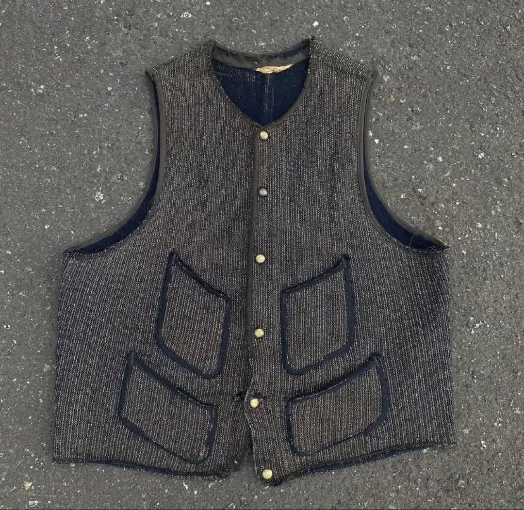 SPECIAL 44インチ！40s brown's beach vest