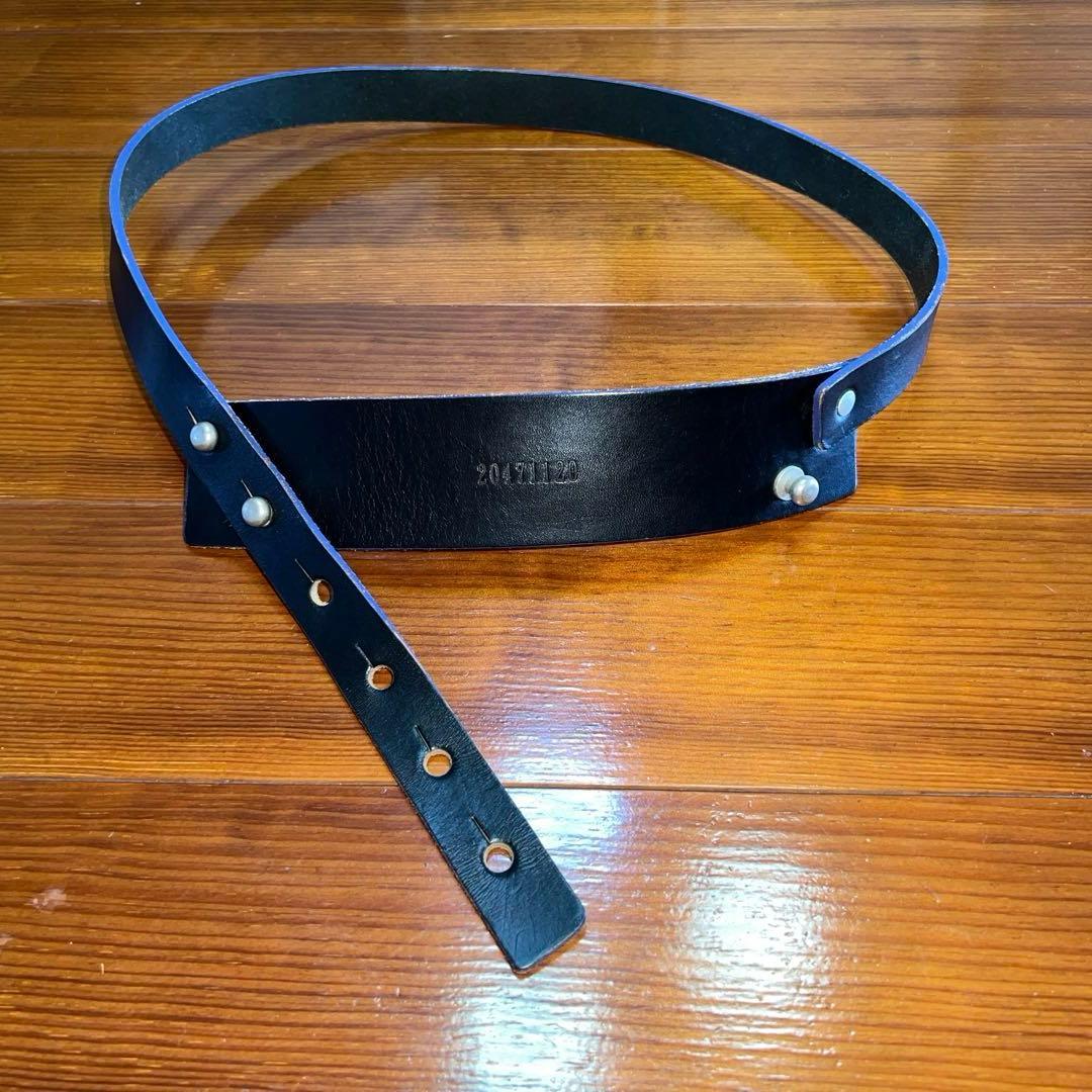 希少　20471120 レザーベルト　ユニセックス