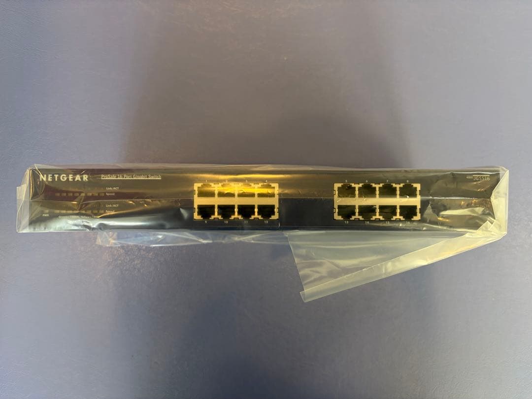 NETGEAR JGS516 16ポート ギガビットスイッチ