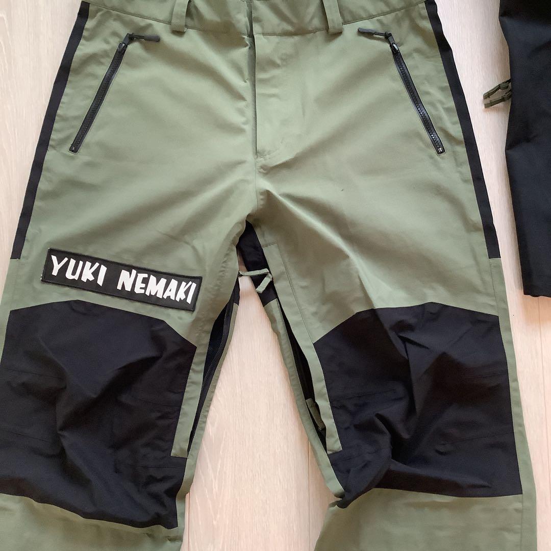 043 YUKI NEMAKI スノーボードウエアーセットアップL上下セット - メルカリ