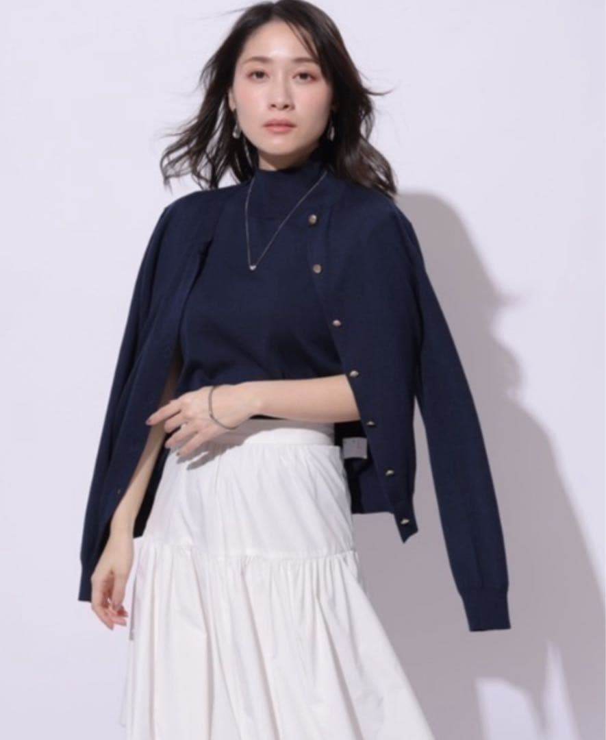 Mystrada アンサンブル　ニット　紺