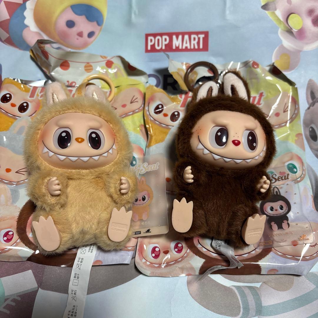 POPMART ラブブLABUBU ぬいぐるみ シークレット 2体セット - メルカリ