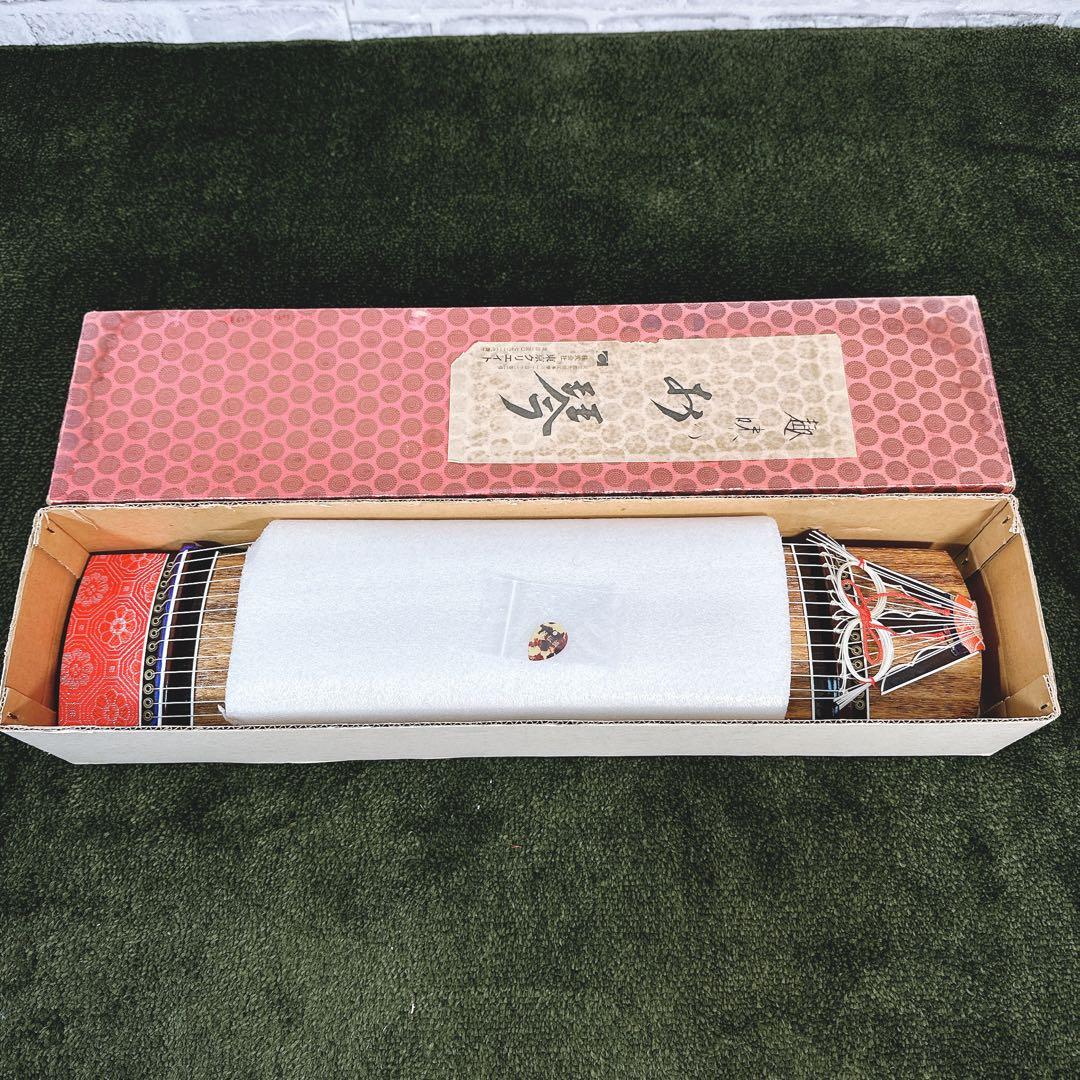 美品】東京クリエイト 短琴 小琴 13弦 弦楽器 和楽器 文化琴 くり甲