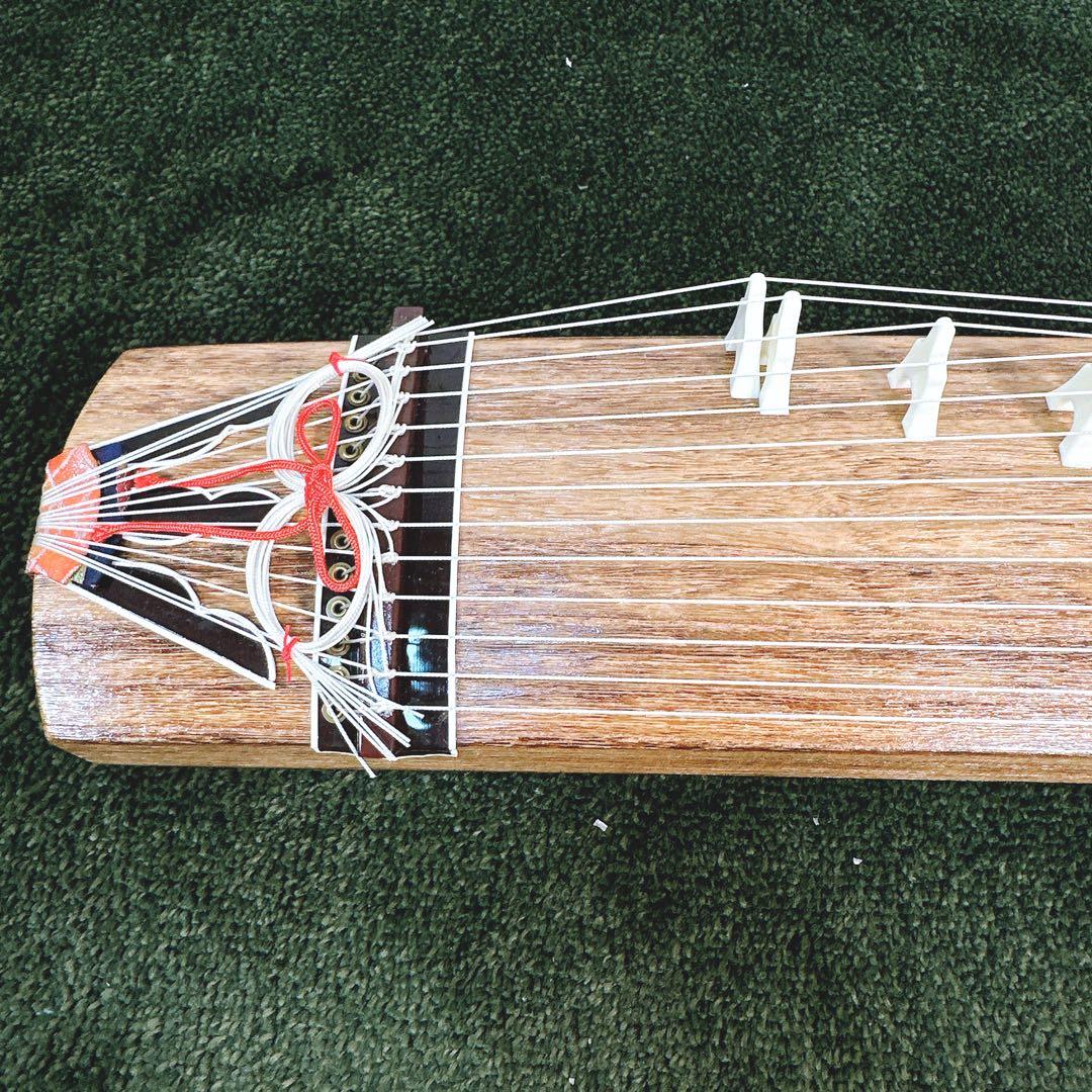 美品】東京クリエイト 短琴 小琴 13弦 弦楽器 和楽器 文化琴 くり甲