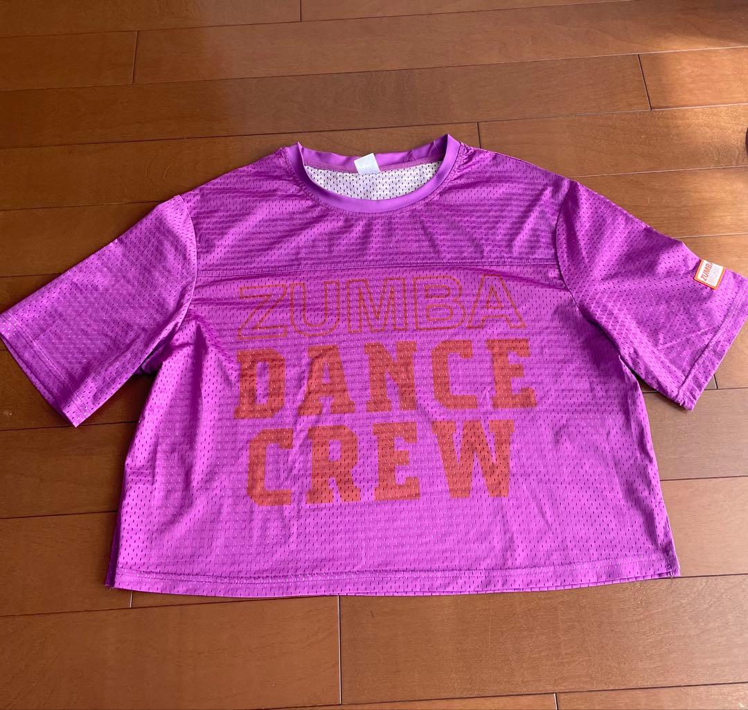 ZUMBA メッシュダンスTシャツ Lサイズ ピンク - メルカリ