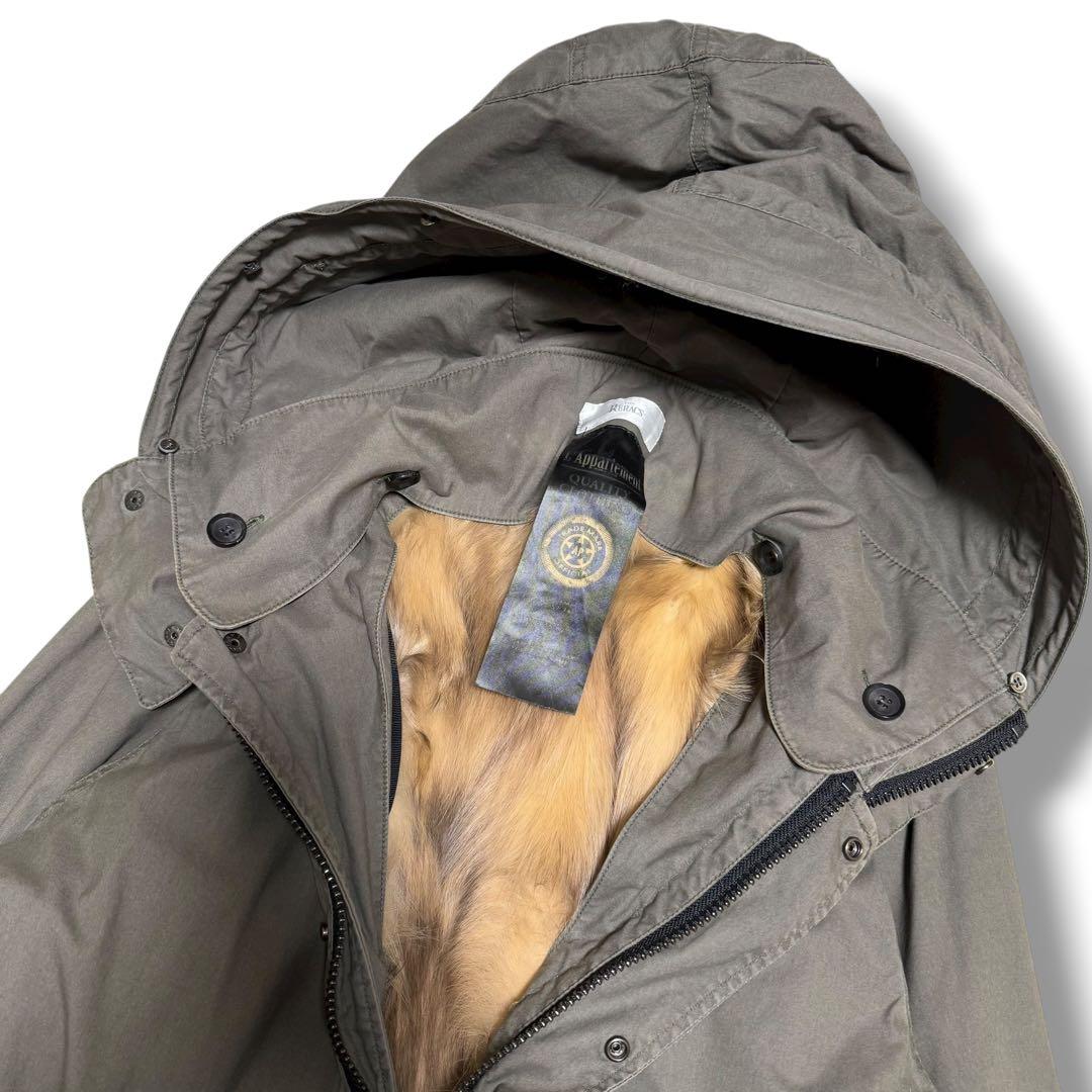 アパルトモン×RERACS フォックスファー ライナー付きモッズコート