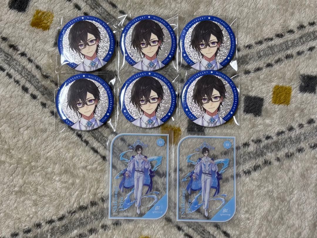 にじさんじ 四季凪アキラ クリアカード 缶バッジ - メルカリ