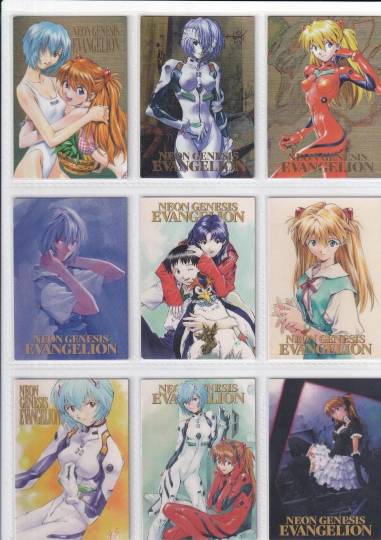 新世紀エヴァンゲリオン　カードダスマスターズ４　四集　非売品カード付フルコンプ