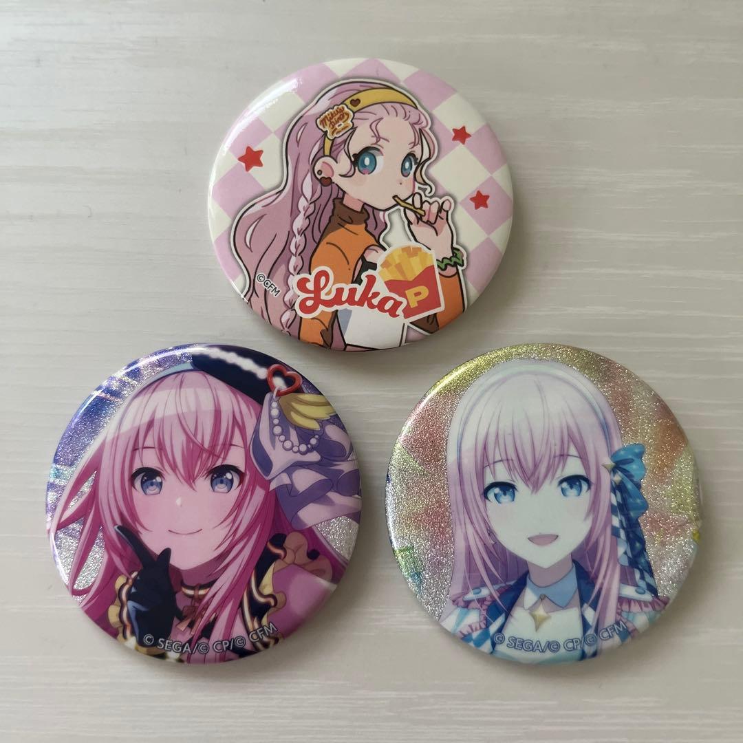 プロセカ 巡音ルカ 缶バッジ3点セット - メルカリ