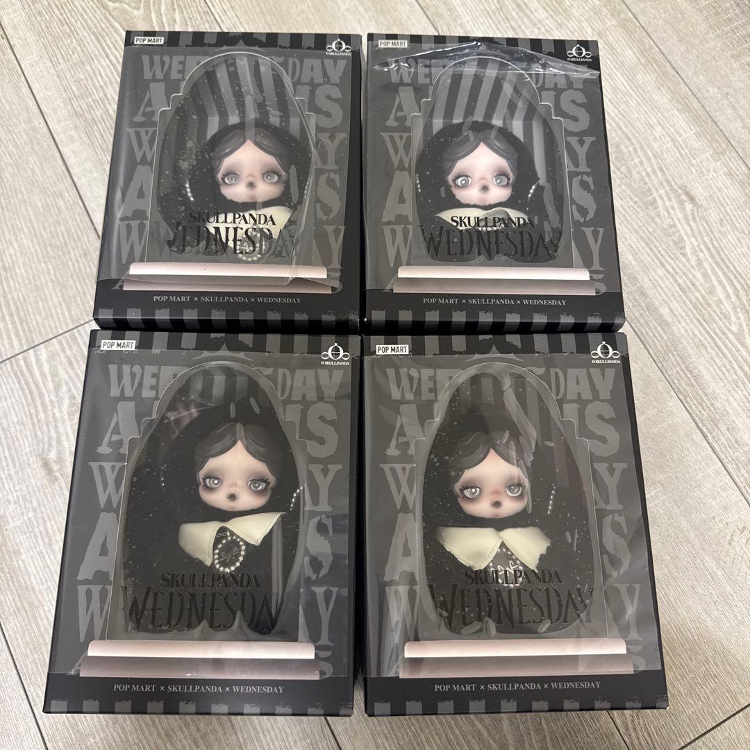 公式品】4個POPMART SKULLPANDA Wednesday US限定 - メルカリ