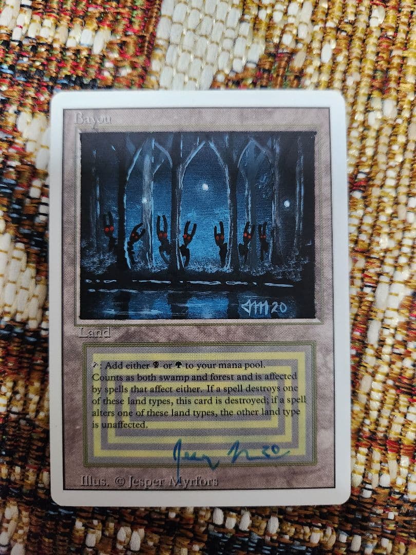 Bayou リバイズド　拡張　英語 Bayou 英語版 状態MP程度 mtg 3ED リバイズド デュアルランド - メルカリ