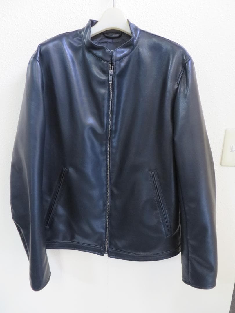 ナノユニバース　レザージャケット　シングルライダース送料込み　Lサイズ